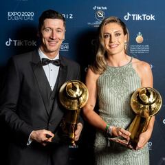 Intercambio de mensajes entre Lewandowski y Alexia Putellas