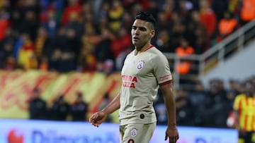 Falcao Garc&iacute;a durante un partido con Galatasaray.