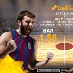 FC Barcelona vs. Olympiacos BC: horario, TV, estadísticas, cuadro y pronósticos