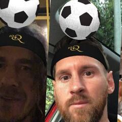 Messi, Neymar, Puyol o Dani Alves se convierten en Ronaldinho