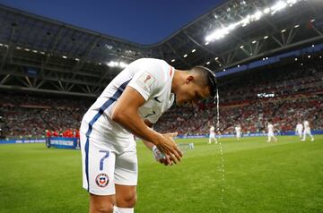 Las mejores imágenes del Portugal-Chile en Kazán
