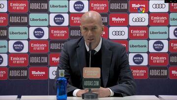 Zidane: "La mejoría es evidente porque creemos en lo que hacemos"