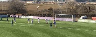 Estreno con victoria del nuevo césped de Los Anexos a Zorrilla