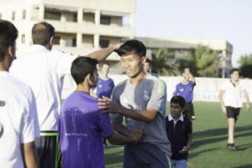 Debut del primer futbolista chino que ficha el Real Madrid