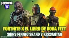 Fortnite x El Libro de Boba Fett: skins Fennec Shand y Krrsantan ya disponibles