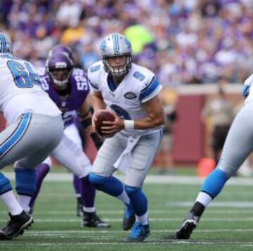 Matthew Stafford QB de Detroit Lions fue el líder en yardas de carrera de su equipo.