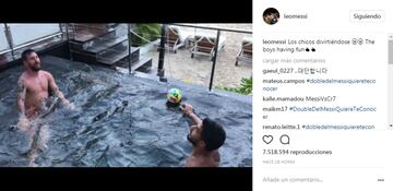 Las vacaciones de los futbolistas