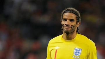 David James, portero de Inglaterra.