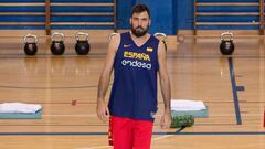 Pierre Oriola, durante un entrenamiento en el madrile&ntilde;o Tri&aacute;ngulo de Oro.