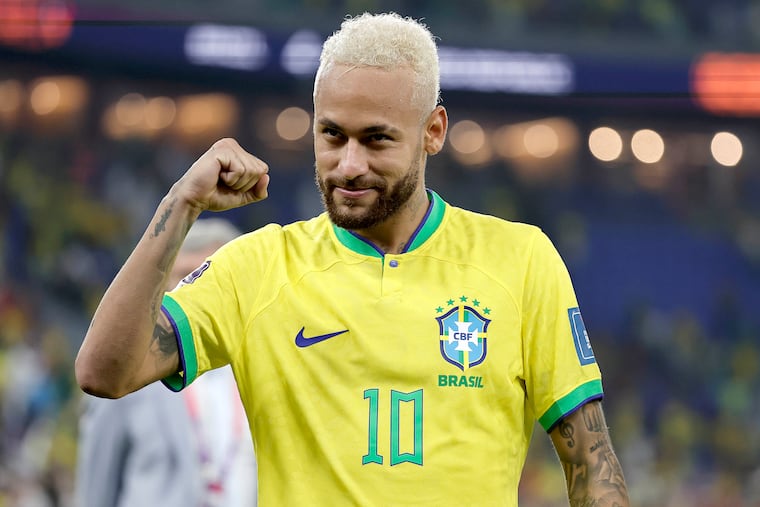 Neymar lors de la Coupe du Monde 2022 au Qatar.