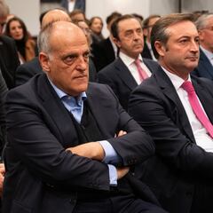 Tebas: “Quiero que Florentino dimita de la Superliga”