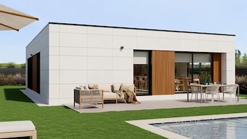 Los franceses se obsesionan con la casa prefabricada con salón, dos cuartos y hasta lavadero hecha en España