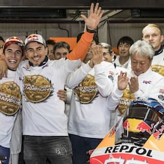 Márquez duda del motivo que dio Lorenzo para salir de Honda