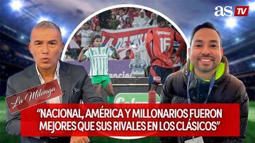 “Nacional, América y Millonarios fueron mejores que sus rivales en los clásicos”: Arce y Magnoli |La Milonga