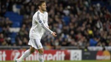 Medrán celebra su gol ante el Ludogorets