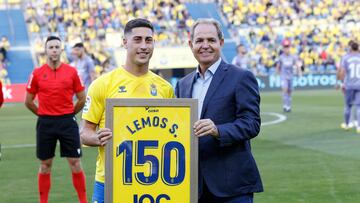 14/05/23  PARTIDO SEGUNDA DIVISION 
LAS PALMAS - VILLARREAL B VILLARREALB FILIAL 
ALVARO LEMOS 150 PARTIDOS JUGADOS CAMISETA