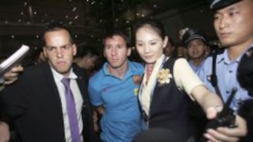 Messi regresará con el Barça a Asia, donde ya estuvieron de gira en 2010.