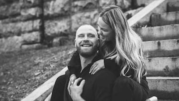 Seamus Culleton con su esposa Tiffany Smyth.