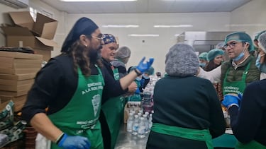 Otro gesto solidario en blanco y verde