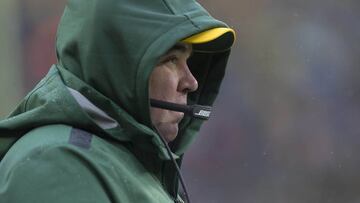 Dec 2, 2018; Green Bay, WI, USA; Green Bay Packers head coach Mike McCarthy looks on during the fourth quarter against the Arizona Cardinals at Lambeau Field. Mandatory Credit: Jeff Hanisch-USA TODAY Sports