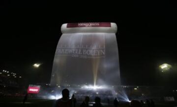 West Ham celebrations after the last game at the Boleyn Ground