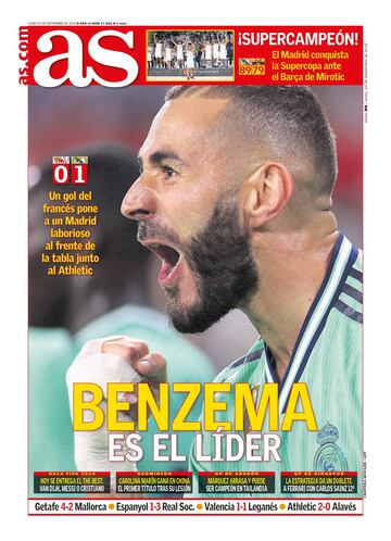 Las portadas del Real Madrid campeón