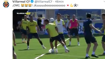 El Villarreal ya presume las jugadas de su jugador Kubo