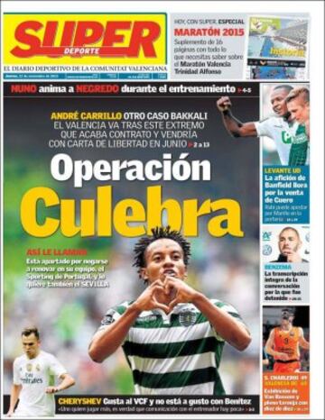 Portadas de la prensa mundial