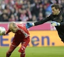 Robben lidera con dos goles al Bayern contra el colista alemán