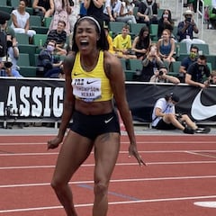La reina de la velocidad casi bate el histórico récord del 100