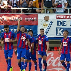 El Eibar al fin estalla