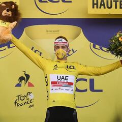 Pogacar se une al club de Gimondi, Indurain y Bernal