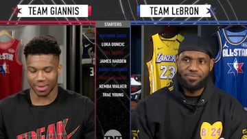 LeBron tiene elegido para el All Star: Atentos a la cara de Giannis