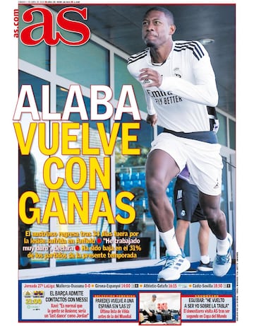 Las portadas de AS de abril