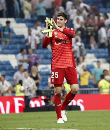 Thibaut Courtois' Real Madrid debut - in pictures