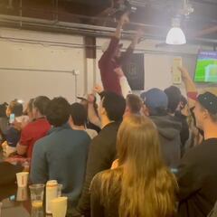 Aficionados estadounidenses se dieron cita para apoyar a su Selección en LA