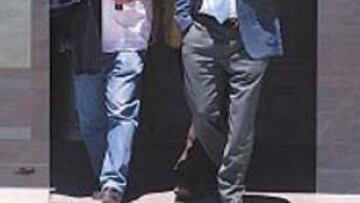 <b>EN SON MOIX. </b>Luis y Paredes se despedirán con una rueda de Prensa. en el estadio.