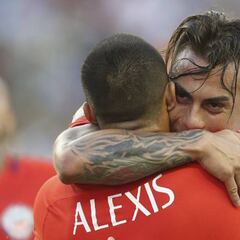 Bravo, Puch, Vargas y Alexis: figuras que debe cuidar Colombia