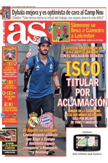 Las portadas de AS de abril