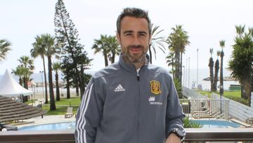 Jorge Vilda, durante la entrevista con As.