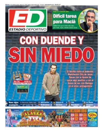 Portadas de la prensa mundial