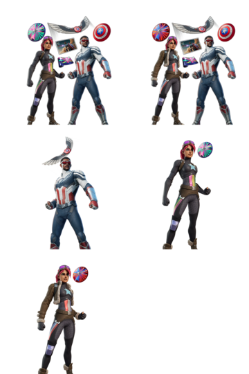 fortnite nueva skin capitan america sam wilson mcu marvel