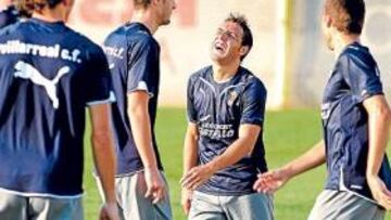 <b>GRAN NOTICIA. </b>Santi Cazorla ha estado entrenándose a un buen ritmo durante esta semana.