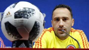 David Ospina durante la rueda de prensa oficial previa al debut de la Selecci&oacute;n Colombia ante Jap&oacute;n en el Mundial de Rusia 2018