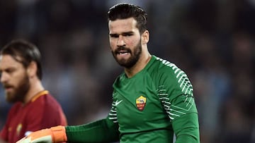 Alisson Becker, portero del Roma.