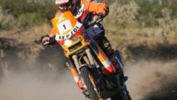 <b>NUEVO RETO.</b> Cada año que participa, el Dakar se convierte en un duro reto para los pilotos.