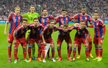 Formación del Bayern.