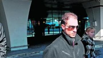 <b>EN EL CONI. </b>Alejandro Valverde y su abogado, José Rodríguez.