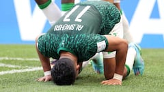 Who scored for Saudi Arabia against Argentina in their 2-1 victory in Group C?