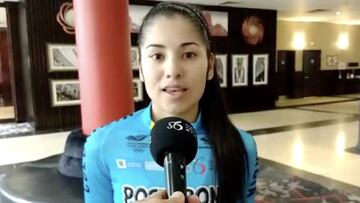 Paula Pati&ntilde;o antes de la prueba &eacute;lite del mundial